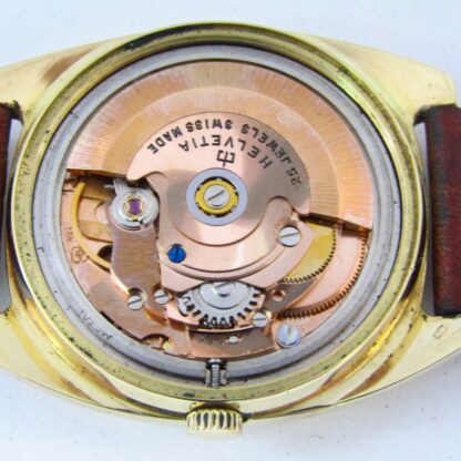 HELVETIA AUTOMATIC BEATMASTER 28800. Automatic men's wristwatch. Switzerland, 1974.