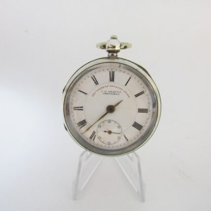 JG GRAVES (Sheffield). English pocket watch, lepine. Chester, 1899.