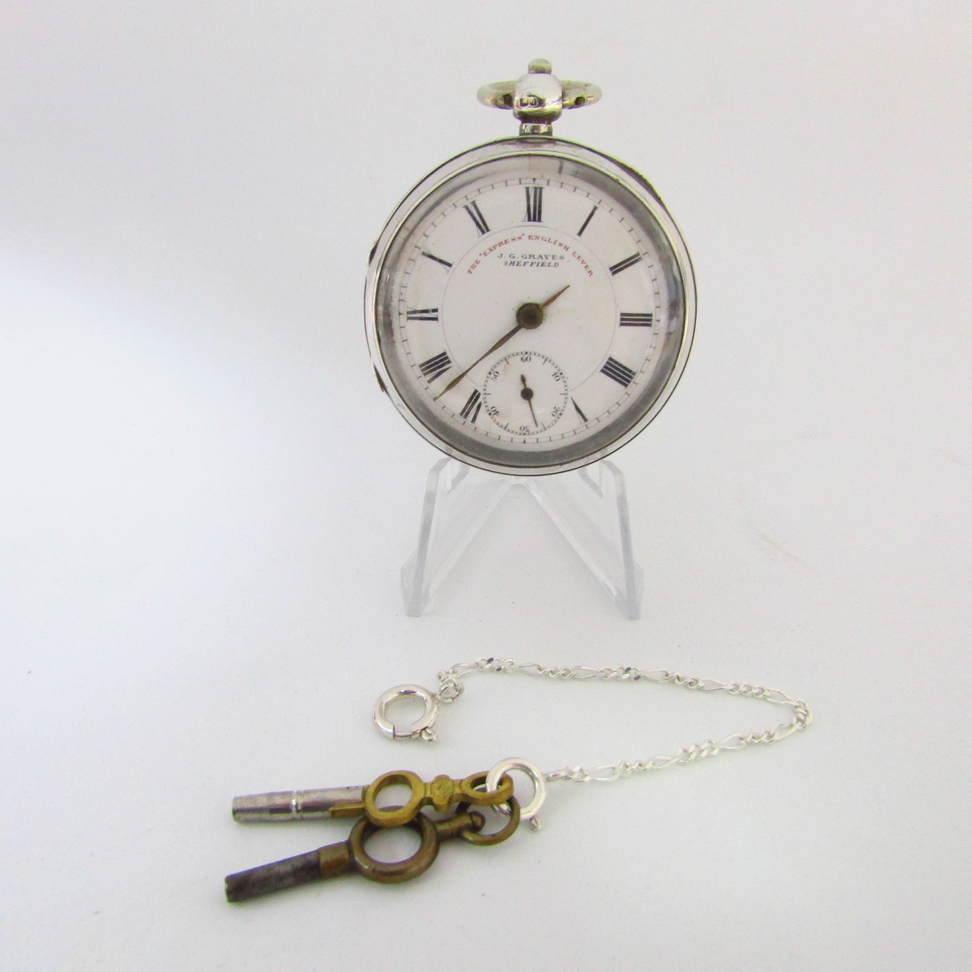 J.G. GRAVES (Sheffield). Reloj inglés de bolsillo, lepine. Chester, 1899. J.G. GRAVES (Sheffield). Reloj inglés de bolsillo, lepine. Chester, 1899.