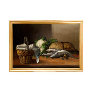 José María Murillo Bracho. Óleos sobre lienzo. "Pareja de Bodegones"