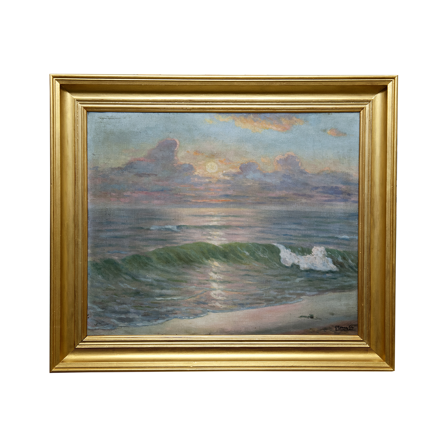 LOLA GÓMEZ GIL. (1883-1966). Óleo sobre lienzo. "Marina" LOLA GÓMEZ GIL. (1883-1966). Óleo sobre lienzo. "Marina"