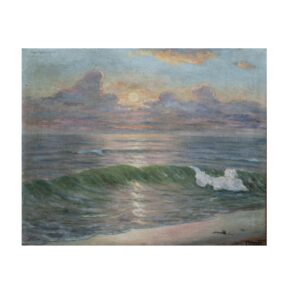 LOLA GÓMEZ GIL. (1883-1966). Óleo sobre lienzo. "Marina"