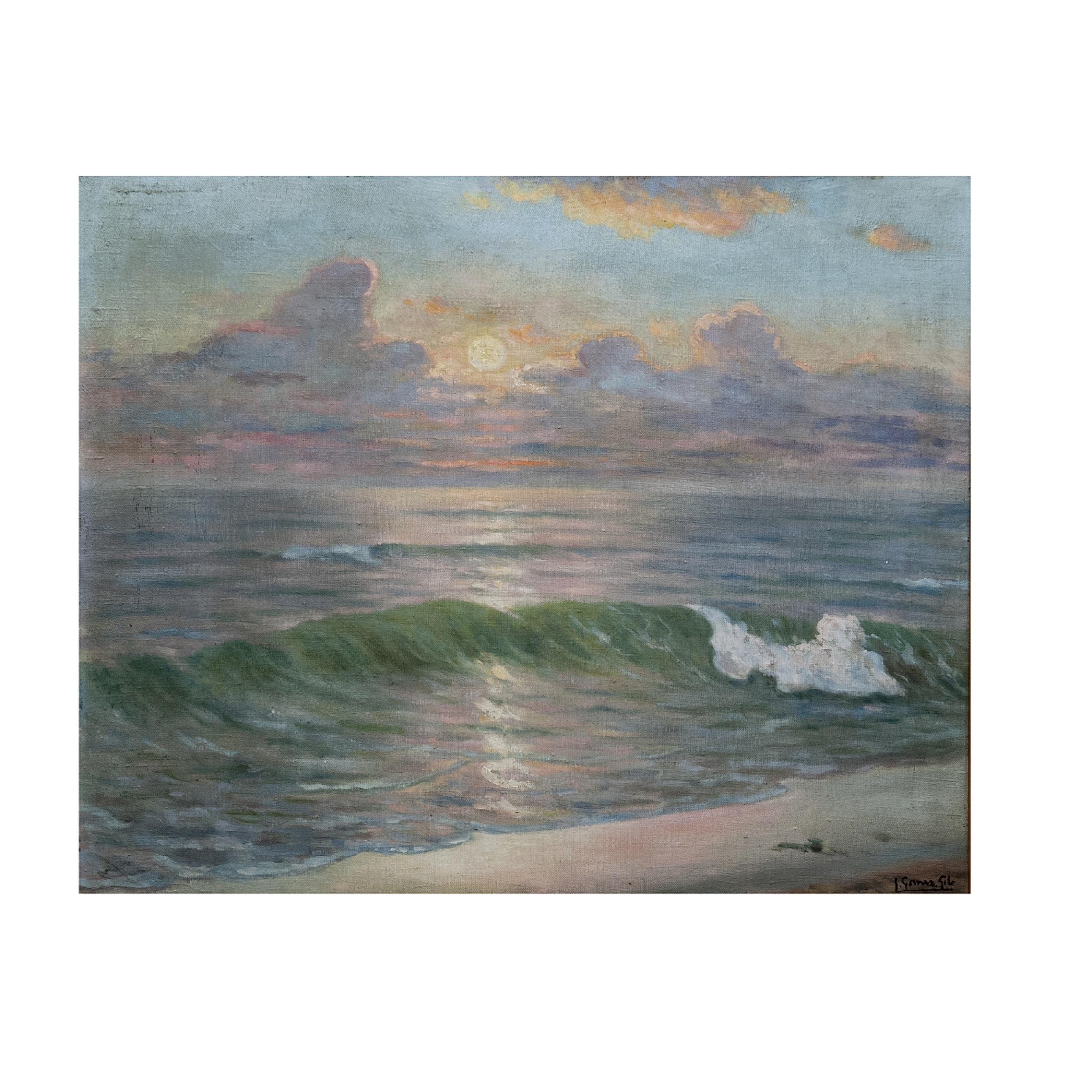 LOLA GÓMEZ GIL. (1883-1966). Óleo sobre lienzo. "Marina" LOLA GÓMEZ GIL. (1883-1966). Óleo sobre lienzo. "Marina"