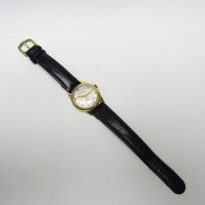 Longines. Unisex-Armbanduhr. 14 Karat Gold. Schweiz, 1946.