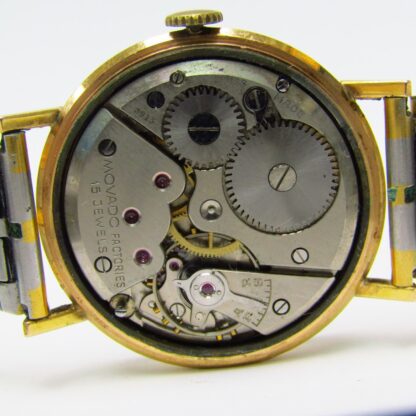 Movado. Reloj de pulsera para caballero. Oro 18k. Ca. 1960.