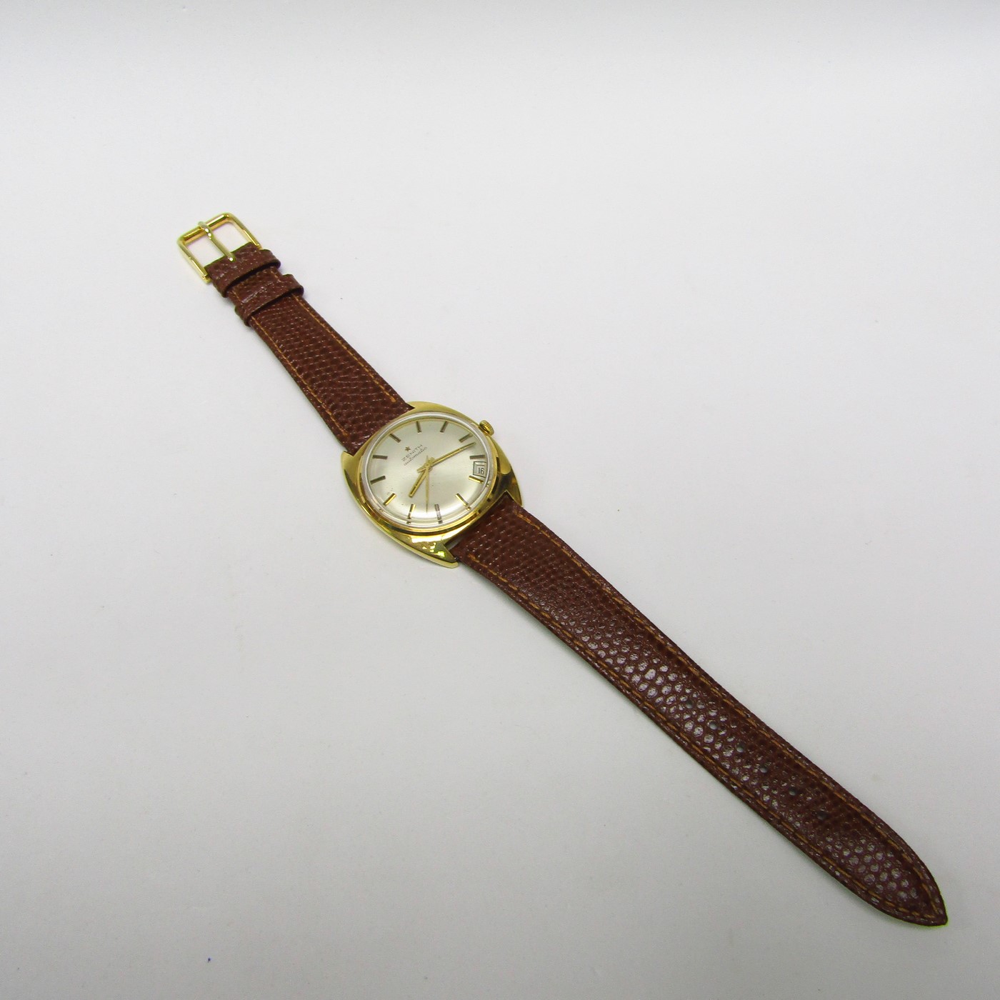 ZENITH Automatic. Reloj de pulsera para caballero. Oro 18k. Suiza, 1960 ZENITH Automatic. Reloj de pulsera para caballero. Oro 18k. Suiza, 1960