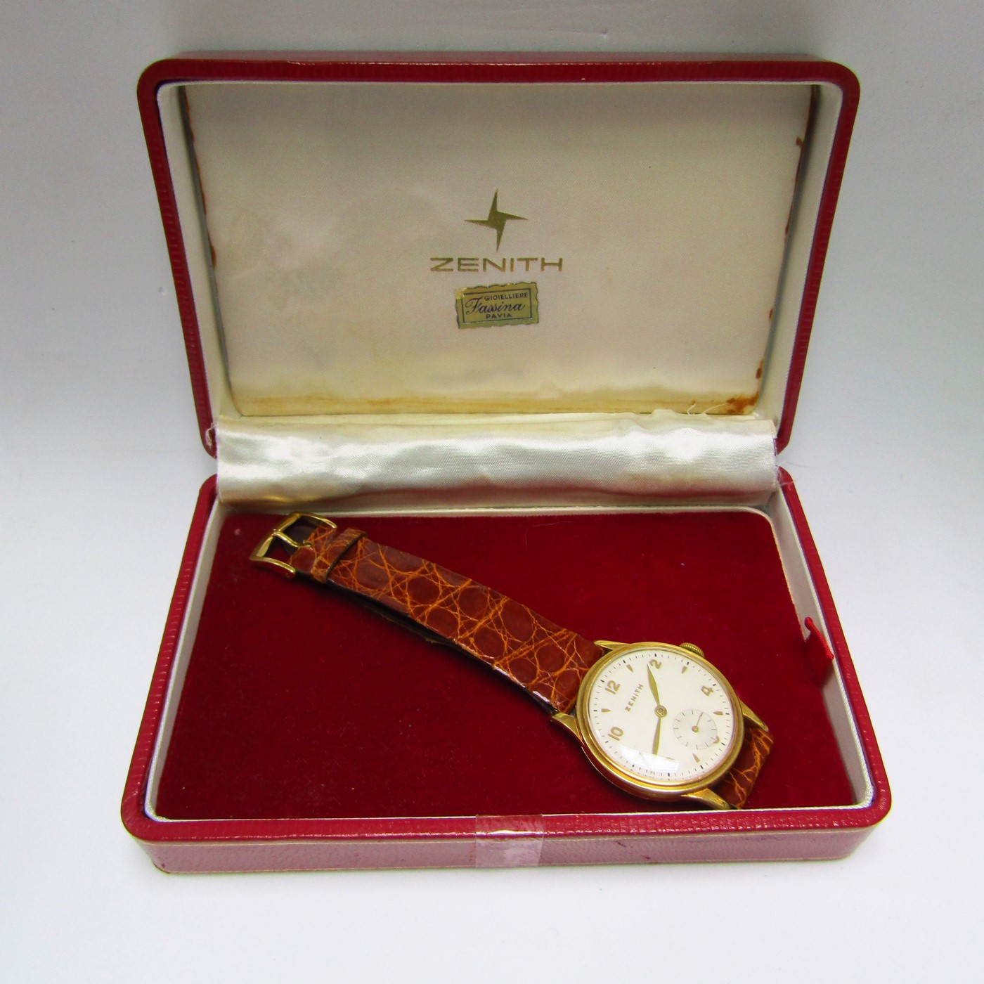 Zenith. Reloj de pulsera para caballero. Suiza, año 1938. Zenith. Reloj de pulsera para caballero. Suiza, año 1938.