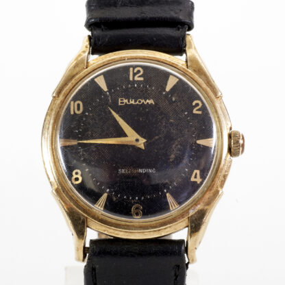 Bulova Automatic. Montre-bracelet pour homme. Vers 1970. Or 14 carats.