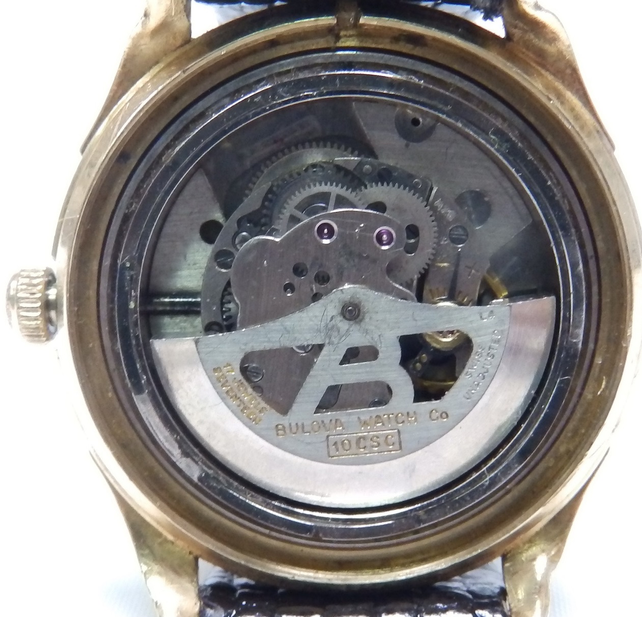 Bulova Automatic. Reloj de pulsera para hombre. Ca. 1970. Oro 14k. Bulova Automatic. Reloj de pulsera para hombre. Ca. 1970. Oro 14k.