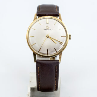 Certina. Reloj de pulsera para caballero. Oro 14k. Suiza, ca. 1960