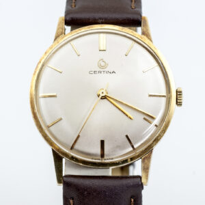 Certina. Reloj de pulsera para caballero. Oro 14k. Suiza, ca. 1960