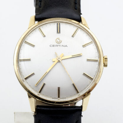 CERTINE. Men's wristwatch. 14k gold. Switzerland, ca. 1960-70