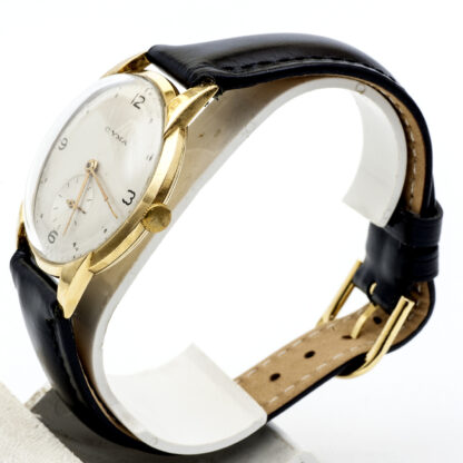 CYMA. Reloj de pulsera para caballero. Oro 18k. Suiza, Ca. 1945.