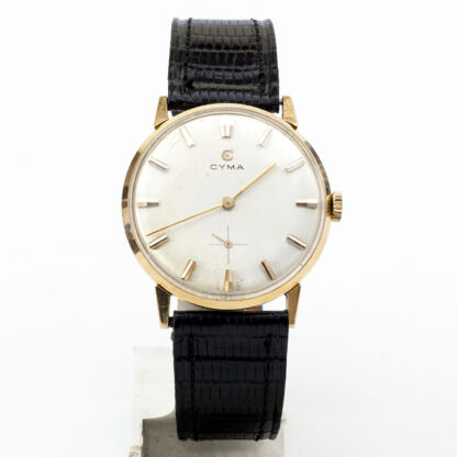 CYMA. Men's wristwatch. 18k gold. Switzerland, Ca. 1960