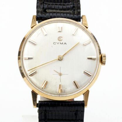 CYMA. Reloj de pulsera para caballero. Oro 18k. Suiza, Ca. 1960