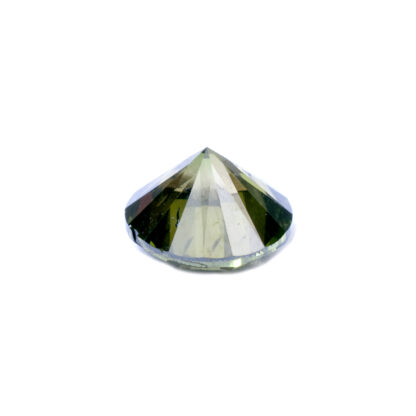 Diamant naturel de 0,44 ct. Coupe : brillante. Couleur : vert fantaisie. Pureté : OUI. Aucune donnée de traitement