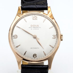 DOXA Automatic. Reloj de pulsera para caballero. Oro 14k. Ca. 1970.