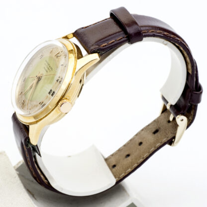 ERNEST BOREL. Automatic men's wristwatch. 18k gold. Switzerland, 1960.