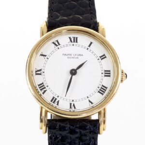FAVRE-LEUBA. Reloj de pulsera unisex. Oro 18k. Suiza, ca. 1960