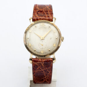Hamilton. Reloj de pulsera para caballero. Oro 10k. U.S.A., ca. 1950.