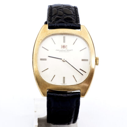 Internationale Uhrenfirma. Herrenarmbanduhr. 18 Karat Gold. Ca.1970