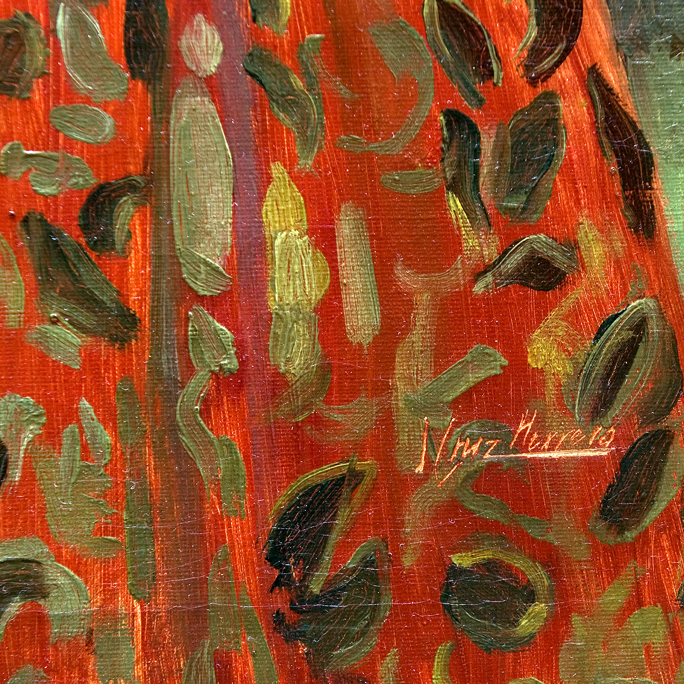 José Cruz Herrera. Óleo sobre lienzo. "Gitana en Casablanca". José Cruz Herrera. Óleo sobre lienzo. "Gitana en Casablanca".