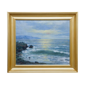 LOLA GOMEZ GIL (1883-1966). Oil on canvas. "Marine"