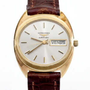 Longines Automático. Reloj de Pulsera para Caballero. Oro 18k. Suiza, 1975.
