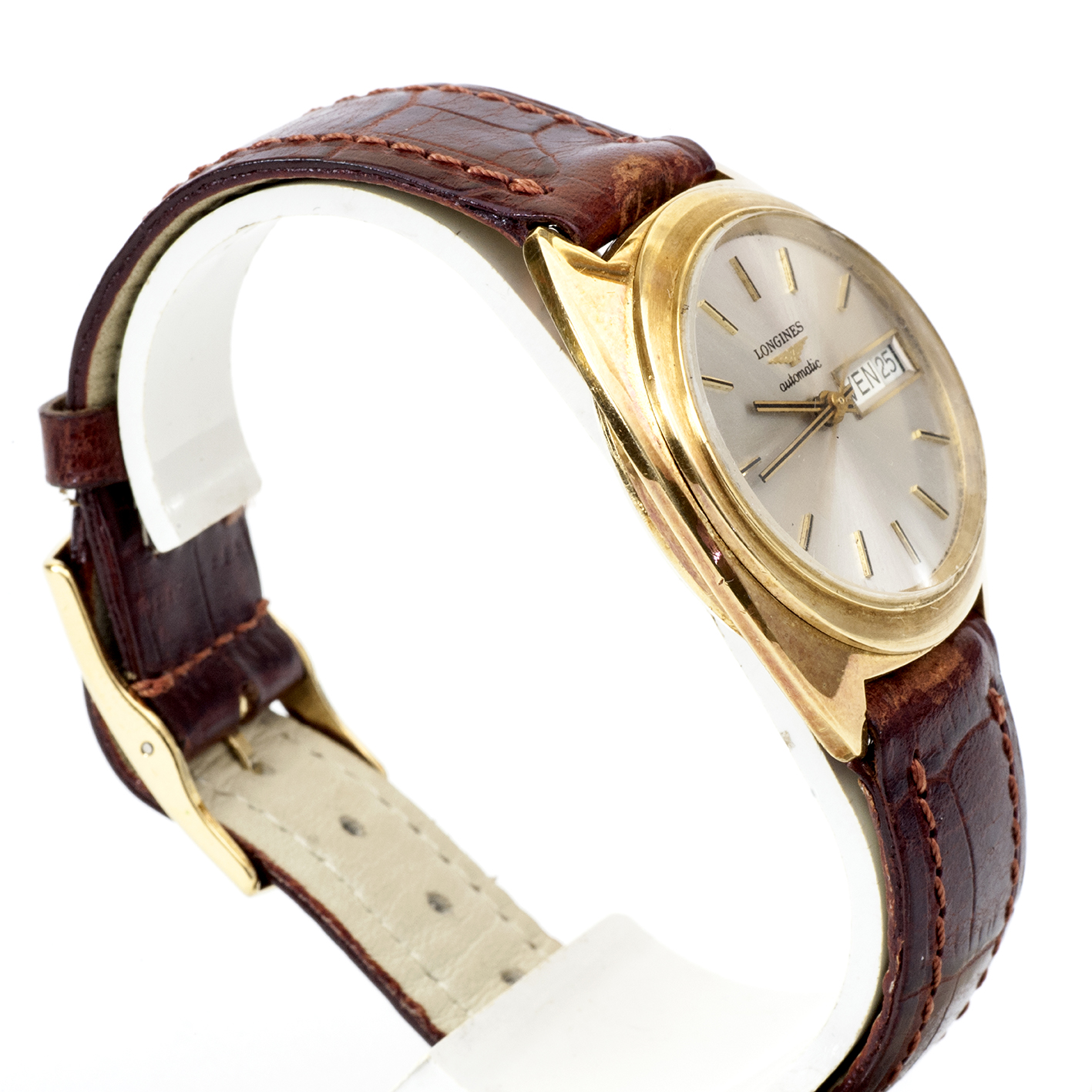 Longines Automático. Reloj de Pulsera para Caballero. Oro 18k. Suiza, 1975. Longines Automático. Reloj de Pulsera para Caballero. Oro 18k. Suiza, 1975.