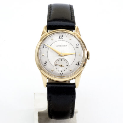 Longines. Unisex-Armbanduhr. 14 Karat Gold. Schweiz, 1946.