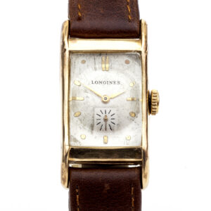 Longines. Reloj pulsera caballero. Ca. 1947 Oro 14k.