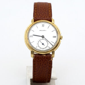 MOVADO. Reloj de pulsera caballero. Oro 18k. Ca. 1950-1960