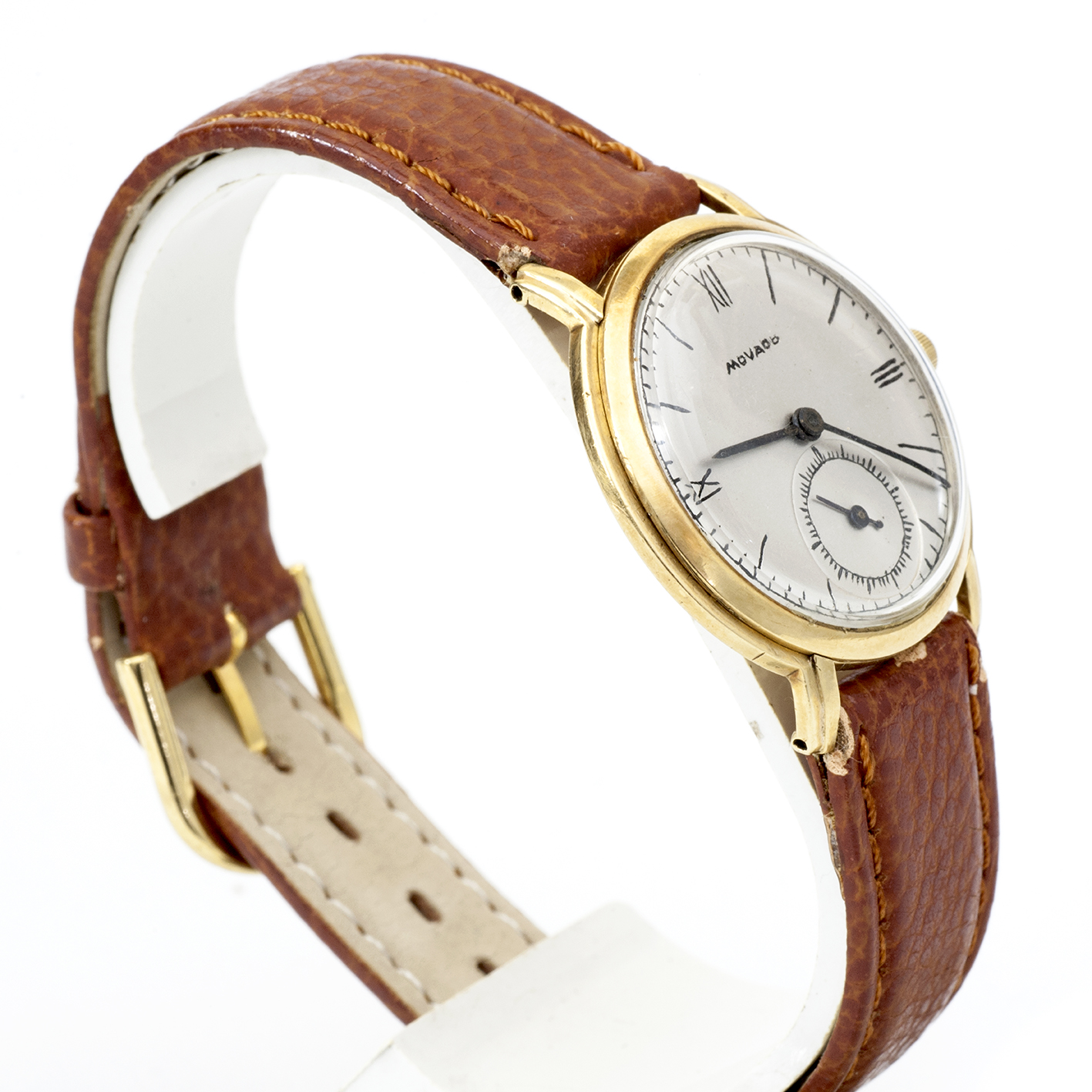 MOVADO. Reloj de pulsera caballero. Oro 18k. Ca. 1950-1960 MOVADO. Reloj de pulsera caballero. Oro 18k. Ca. 1950-1960