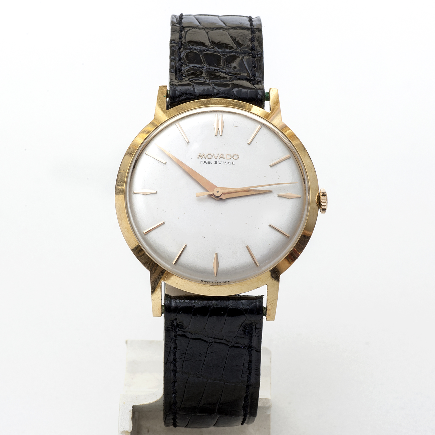 Movado. Reloj de pulsera para caballero. Oro 18k. Ca. 1960. Movado. Reloj de pulsera para caballero. Oro 18k. Ca. 1960.