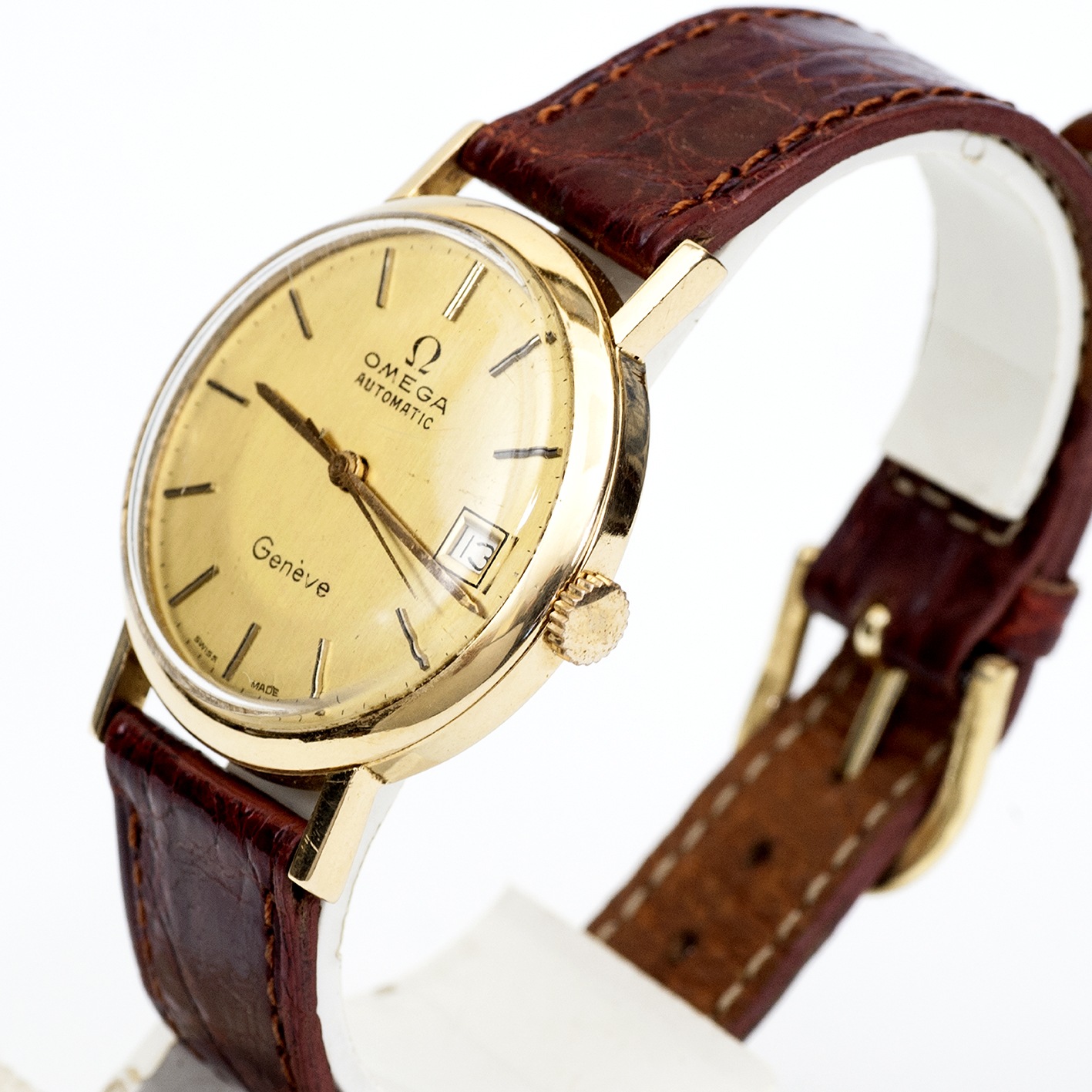 OMEGA AUTOMATIC. Reloj de pulsera para caballero. Ca. 1962. Oro 18k. OMEGA AUTOMATIC. Reloj de pulsera para caballero. Ca. 1962. Oro 18k.