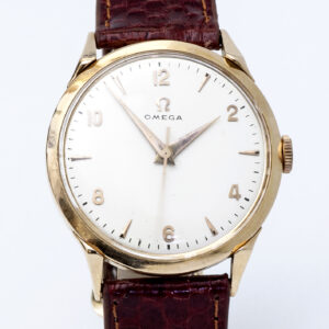 OMEGA. Reloj de pulsera para caballero. Caja Oro 18k. Pulsera en GoldFilled. Suiza, 1952.