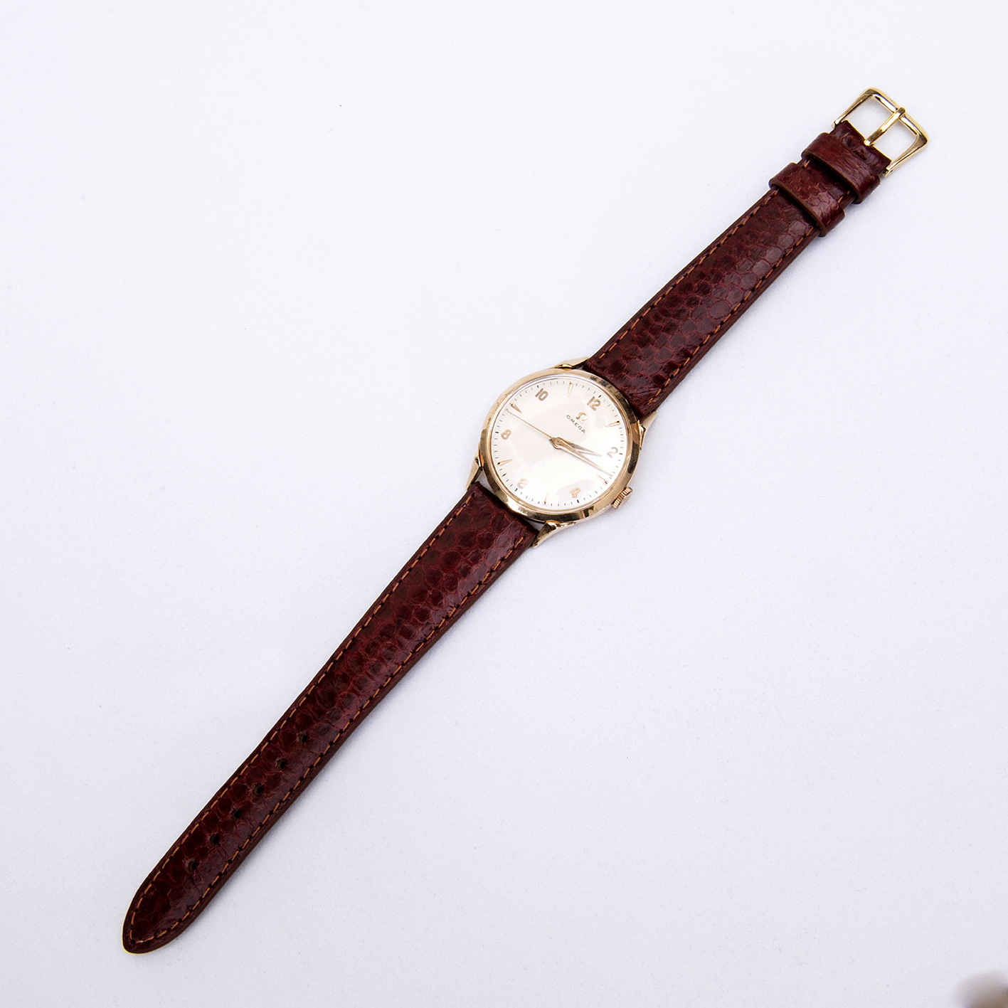 OMEGA. Reloj de pulsera para caballero. Caja Oro 18k. Pulsera en GoldFilled. Suiza, 1952. OMEGA. Reloj de pulsera para caballero. Caja Oro 18k. Pulsera en GoldFilled. Suiza, 1952.