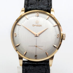 OMEGA. Reloj de pulsera para caballero. Oro 18k. Suiza, 1952.