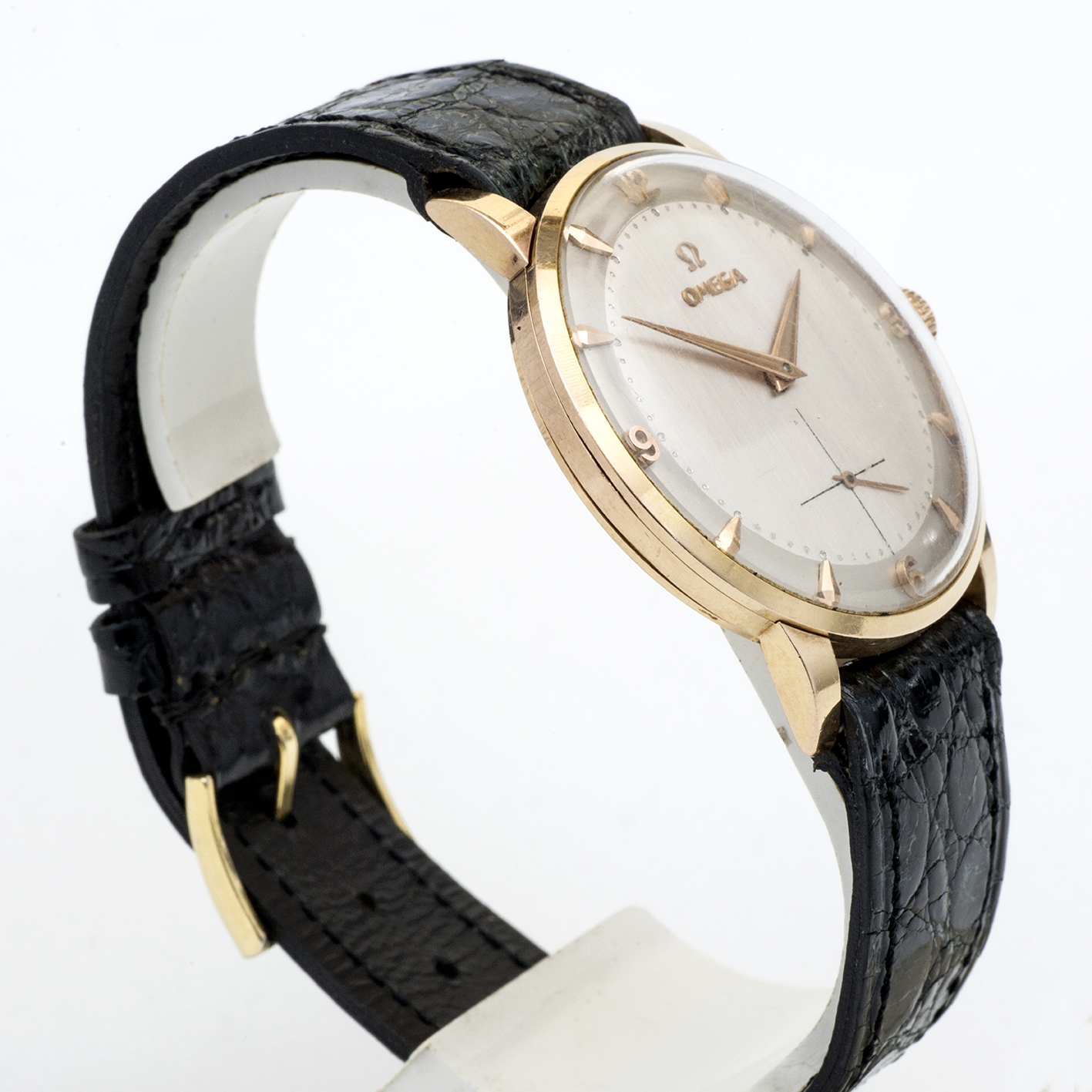 OMEGA. Reloj de pulsera para caballero. Oro 18k. Suiza, 1952. OMEGA. Reloj de pulsera para caballero. Oro 18k. Suiza, 1952.