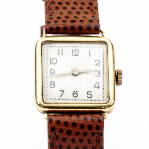 Reloj suizo de pulsera para señora. Oro 18k. Suiza, ca. 1960