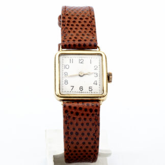 Swiss wristwatch for women. 18k gold. Switzerland, ca. 1960
