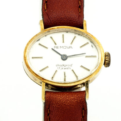 Remova. Reloj de pulsera para dama. Oro 14k. Ca. 1960