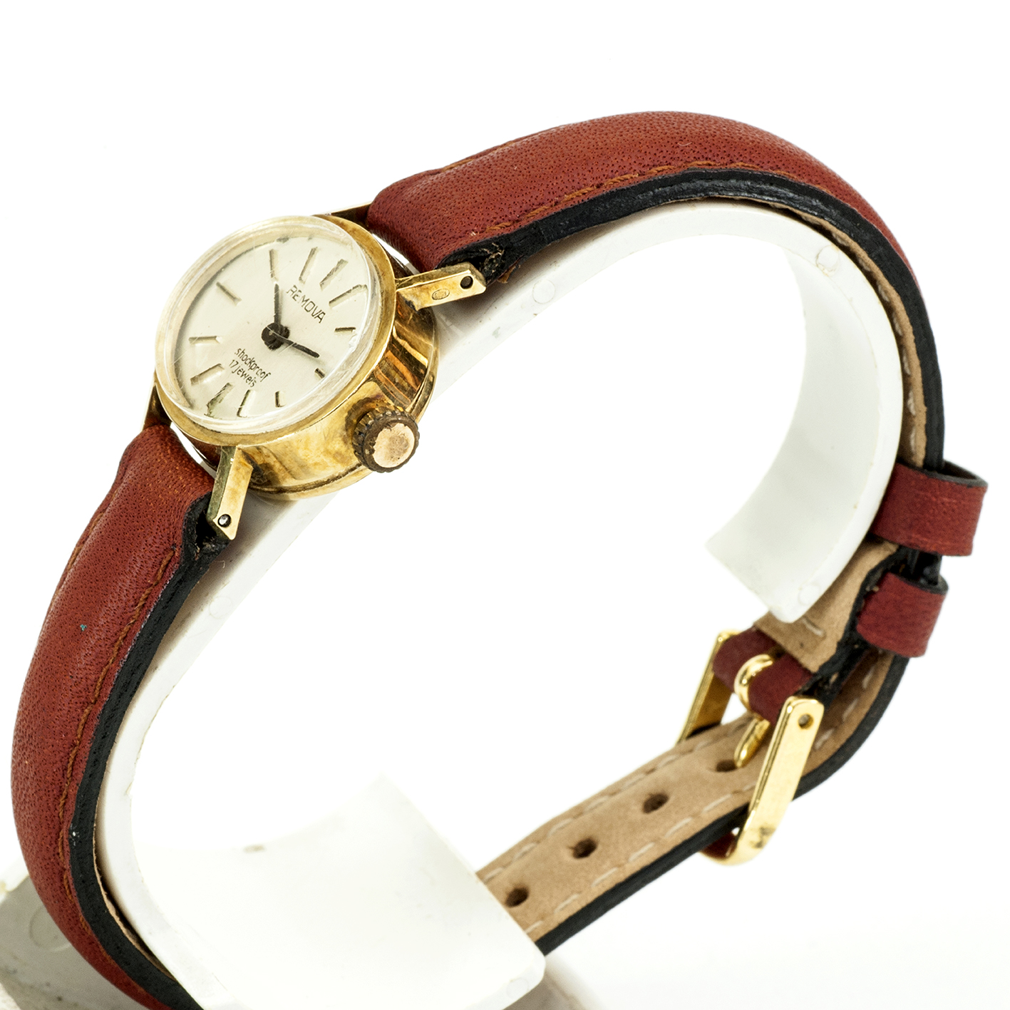Remova. Reloj de pulsera para dama. Oro 14k. Ca. 1960 Remova. Reloj de pulsera para dama. Oro 14k. Ca. 1960