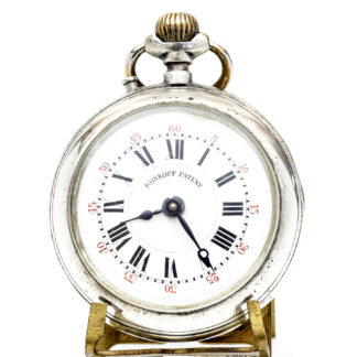 ROSKOPF. Reloj de bolsillo, lepine y remontoir. Plata. Suiza, ca. 1900