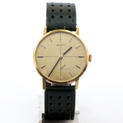 ZENITH - Men's wristwatch. 18k gold. Switzerland, ca. 1970
