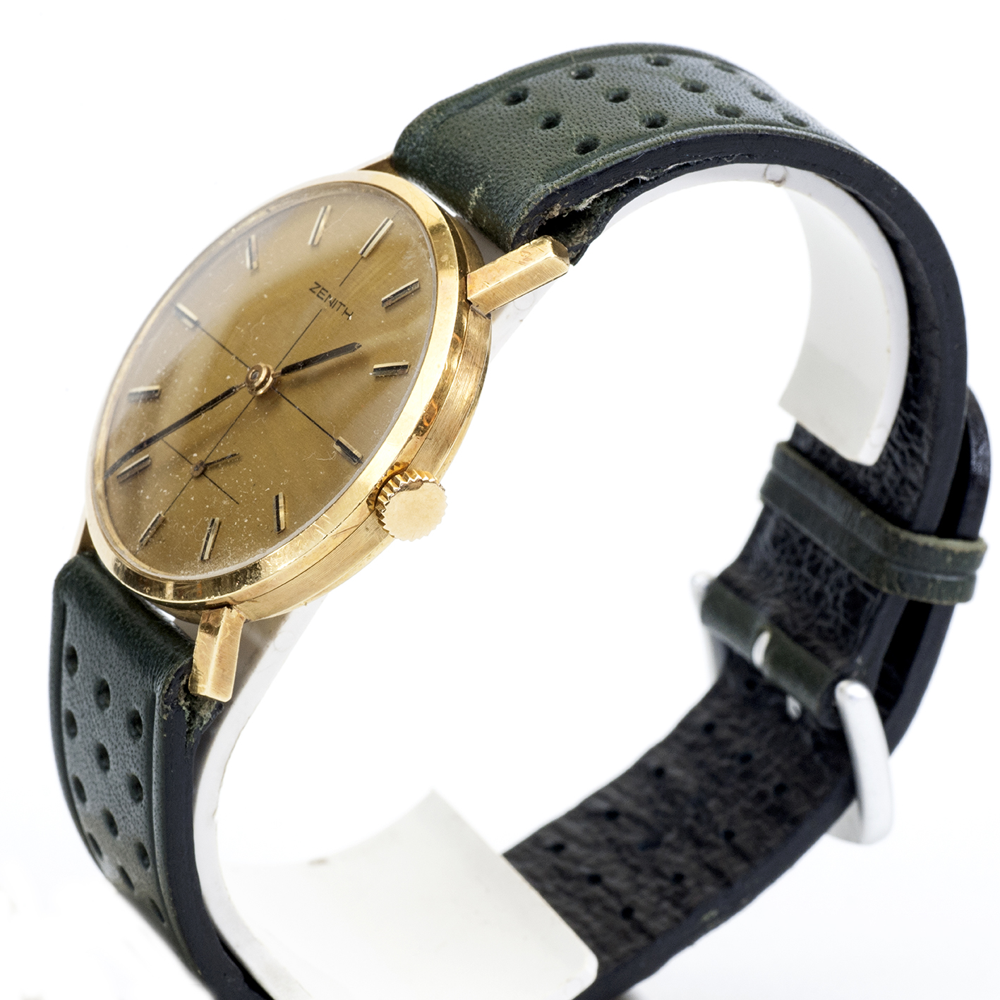 ZENITH - Reloj de pulsera de caballero. Oro 18k. Suiza, ca. 1970 ZENITH - Reloj de pulsera de caballero. Oro 18k. Suiza, ca. 1970