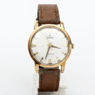 Zentra Royal Automatic. Men's wristwatch. 14k gold. Ca. 1970