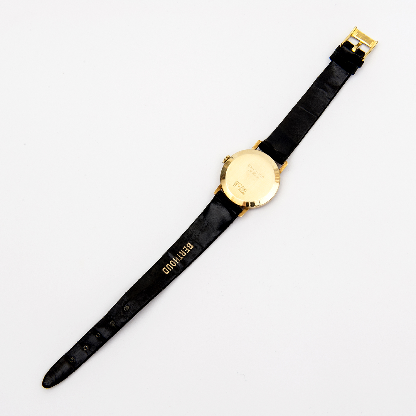 BERTHOUD de Luxe. Reloj de pulsera unisex. Oro 18k. Suiza, Ca. 1950. BERTHOUD de Luxe. Reloj de pulsera unisex. Oro 18k. Suiza, Ca. 1950.