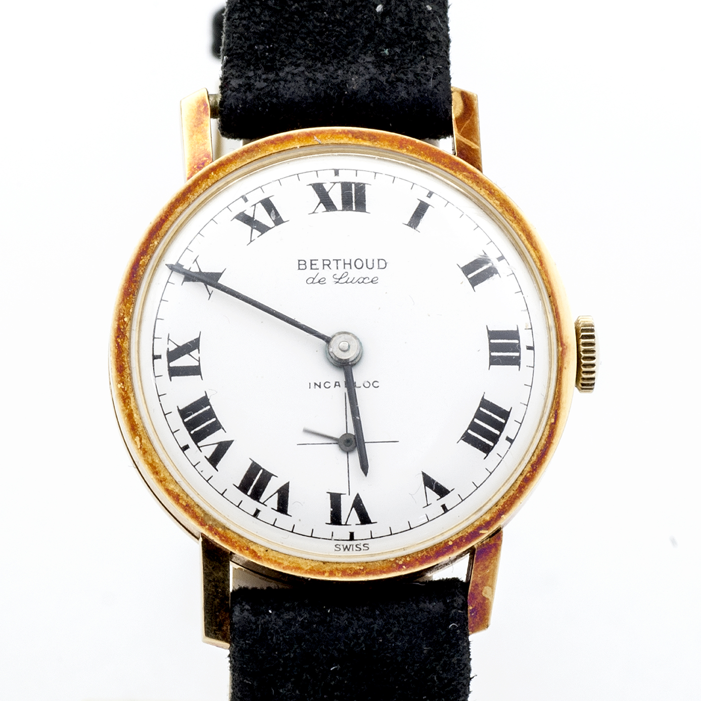 BERTHOUD de Luxe. Reloj de pulsera unisex. Oro 18k. Suiza, Ca. 1950. BERTHOUD de Luxe. Reloj de pulsera unisex. Oro 18k. Suiza, Ca. 1950.
