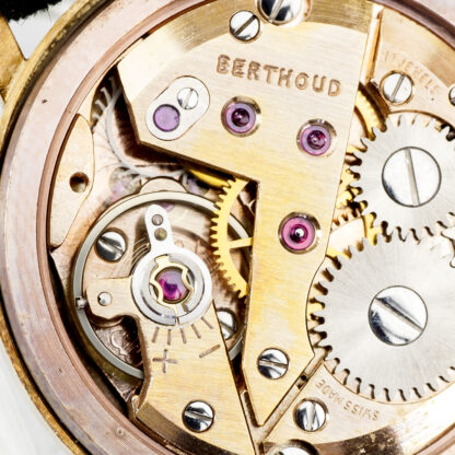 BERTHOUD de Luxe. Unisex wristwatch. 18k gold. Switzerland, ca. 1950.